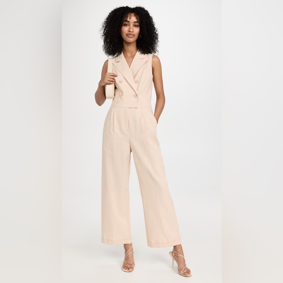 Paige Arcana Jumpsuit - Ecru size 12